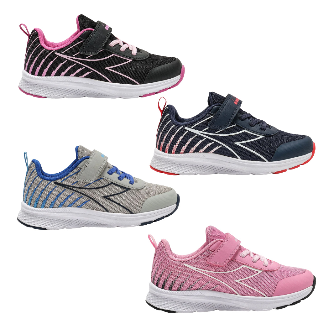 DIADORA FALCON 6 JR V SCARPE SNEAKERS BAMBINI STRAPPO SPORT RUNNING 101.182776