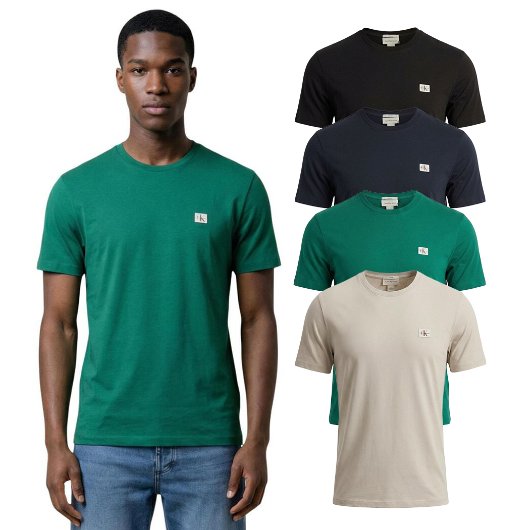 CALVIN KLEIN T-SHIRT UOMO REGULAR FIT JERSEY COTONE MAGLIETTA SPORT LV04RC272G