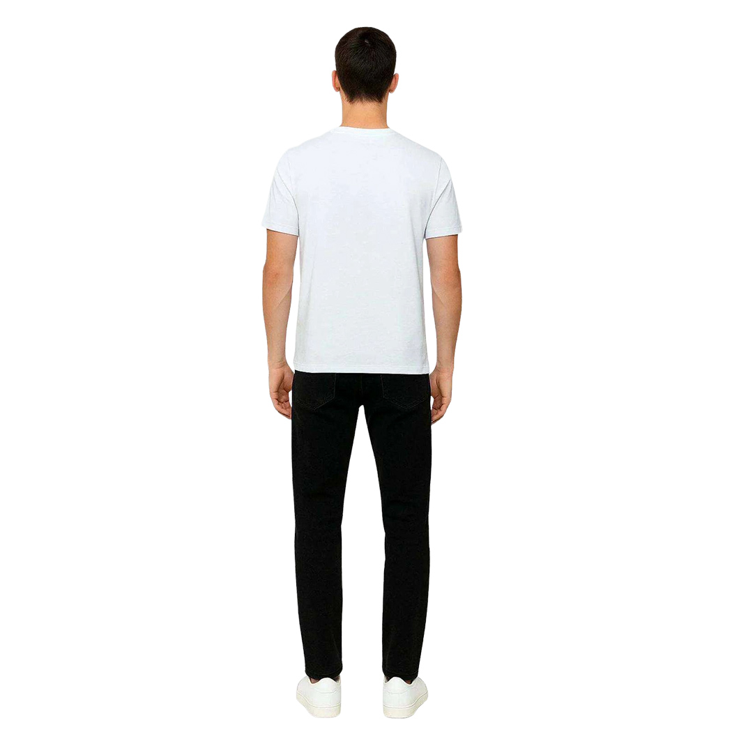 SUN68 T-SHIRT UOMO JERSEY COTONE GIROCOLLO LOGO RICAMATO MAGLIA SPORT T36104