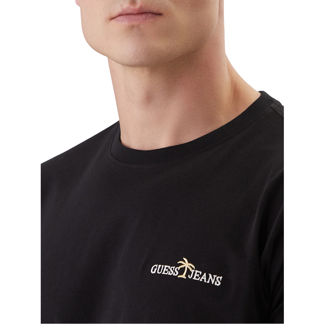 GUESS T-SHIRT UOMO MAGLIA COTONE JERSEY LOGO SPORT MAGLIETTA M6GIB7K8HM0