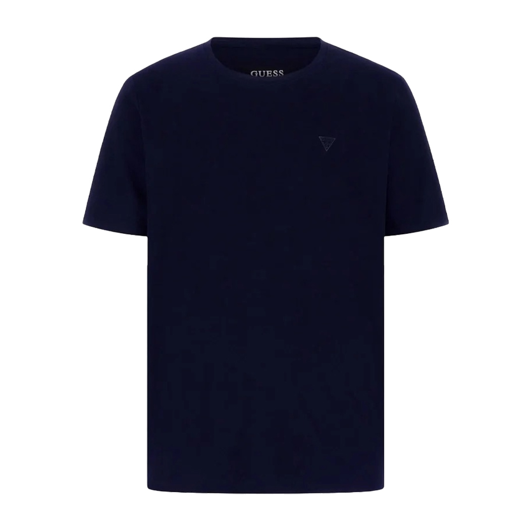 GUESS T-SHIRT UOMO MAGLIA COTONE JERSEY LOGO TRIANGOLO SPORT M6GI21K3053