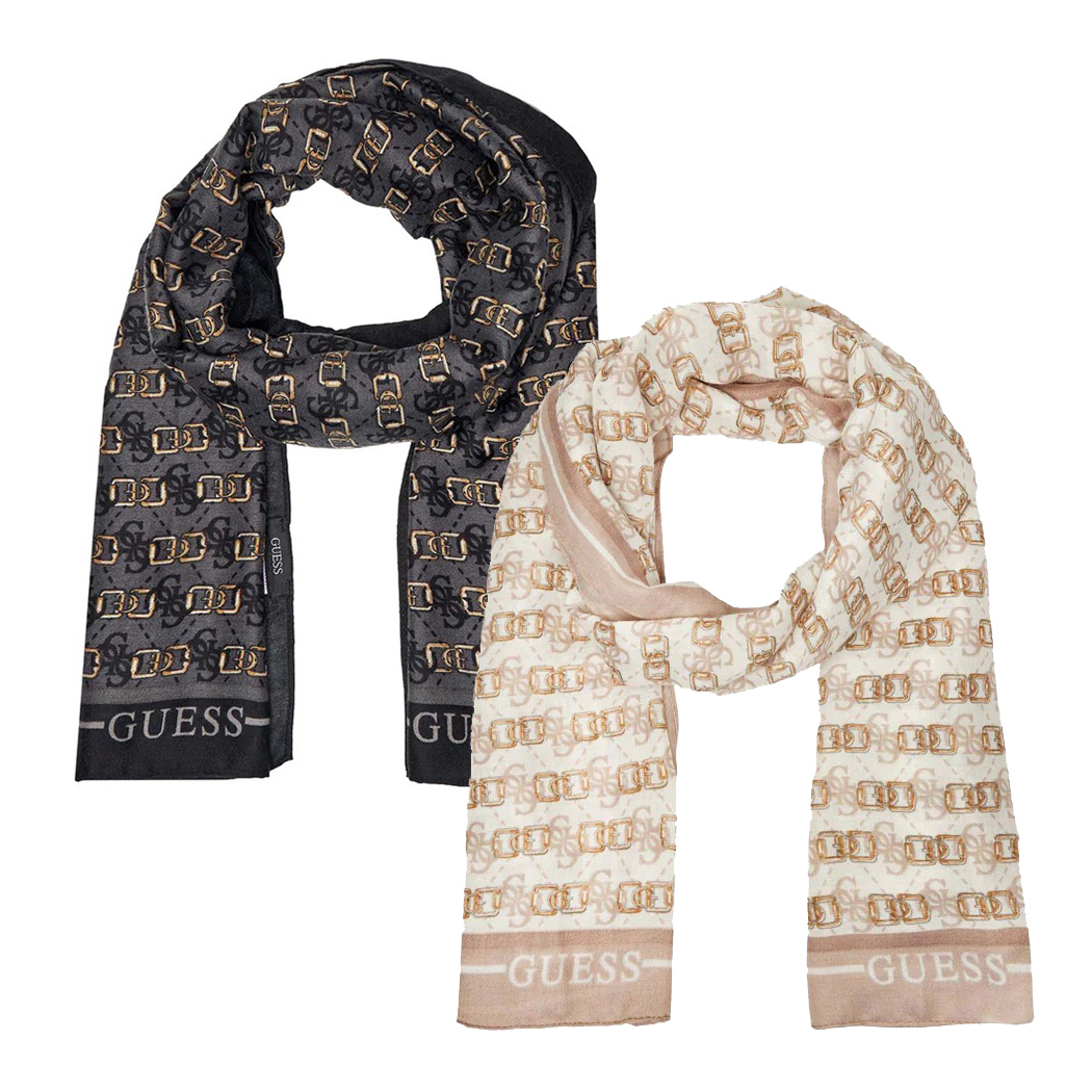 GUESS KARNILLA SCIARPA CON LOGO 4G DONNA FOULARD PASHMINA SCIALLE AW5450POL03