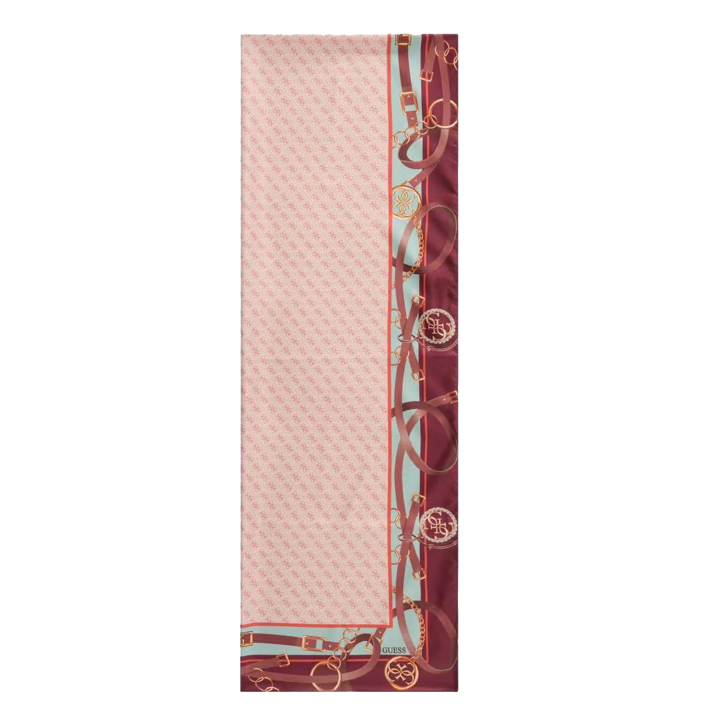 GUESS FOULARD SCIARPA CON LOGO 4G DONNA FANTASIA PASHMINA SCIALLE AW5445POL01