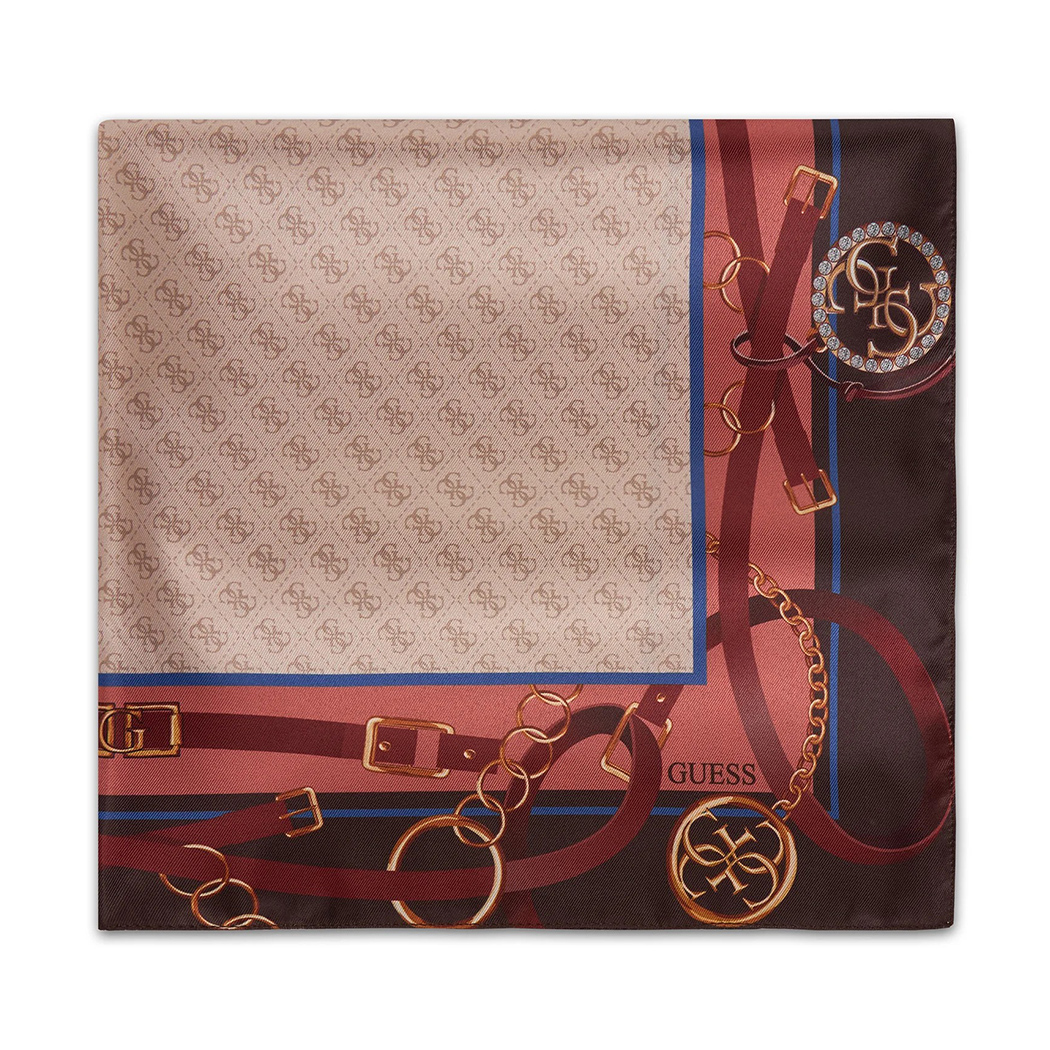 GUESS FOULARD SCIARPA CON LOGO 4G DONNA FANTASIA PASHMINA SCIALLE AW5445POL01