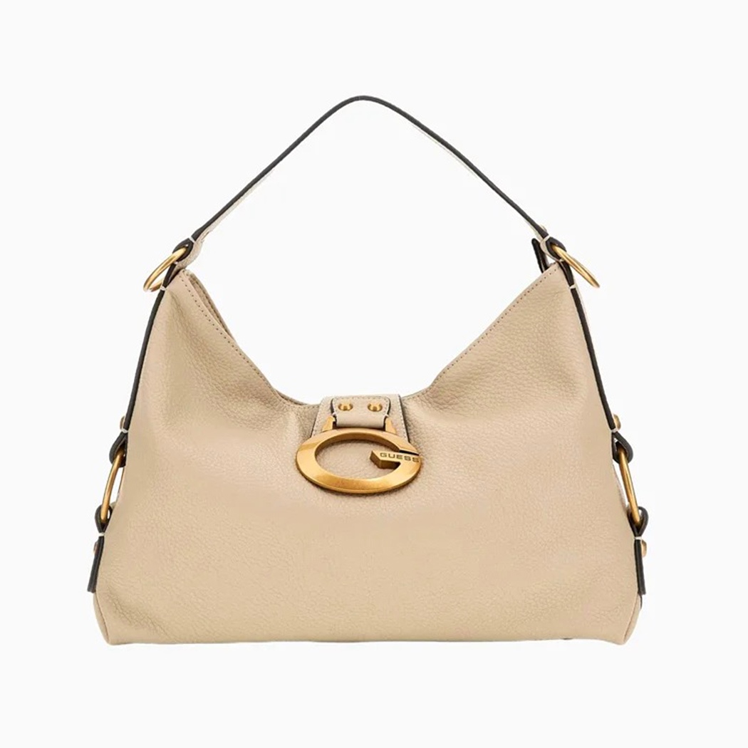 GUESS BORSA A SPALLA CAMDEN BORSETTA DONNA BAG LOGO METALLO FRONTALE HWBB9308180