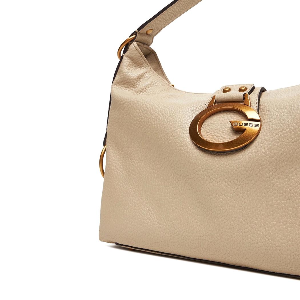 GUESS BORSA A SPALLA CAMDEN BORSETTA DONNA BAG LOGO METALLO FRONTALE HWBB9308180