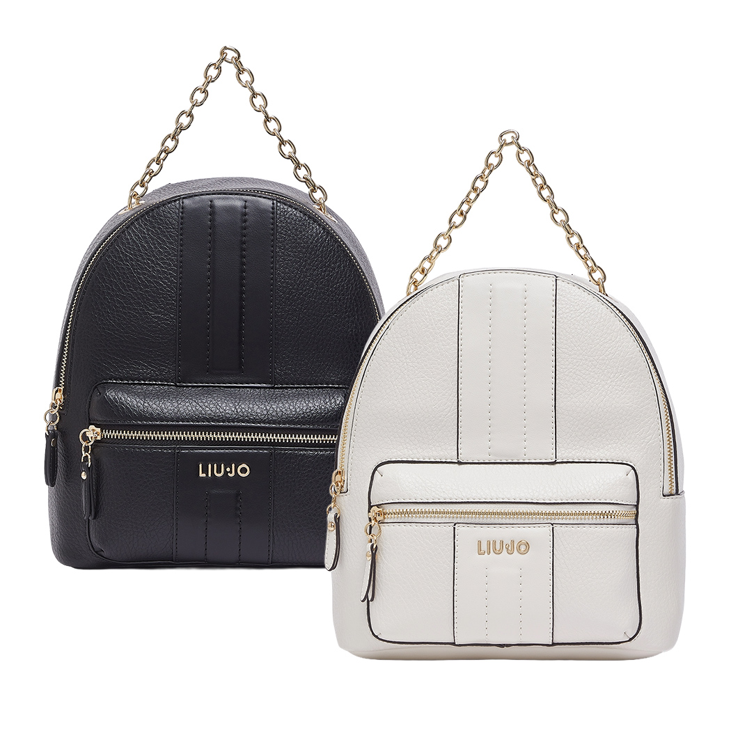 LIU JO ZAINETTO ZAINO CON DETTAGLIO CHAIN BACKPACK DONNA RAGAZZA GIRL AA6111