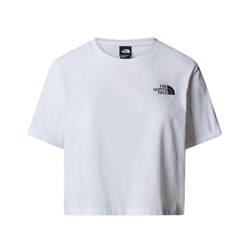 THE NORTH FACE T-SHIRT CROPPED DONNA MAGLIA CORTA LOGO MAGLIETTA COTONE NF0A8FDH
