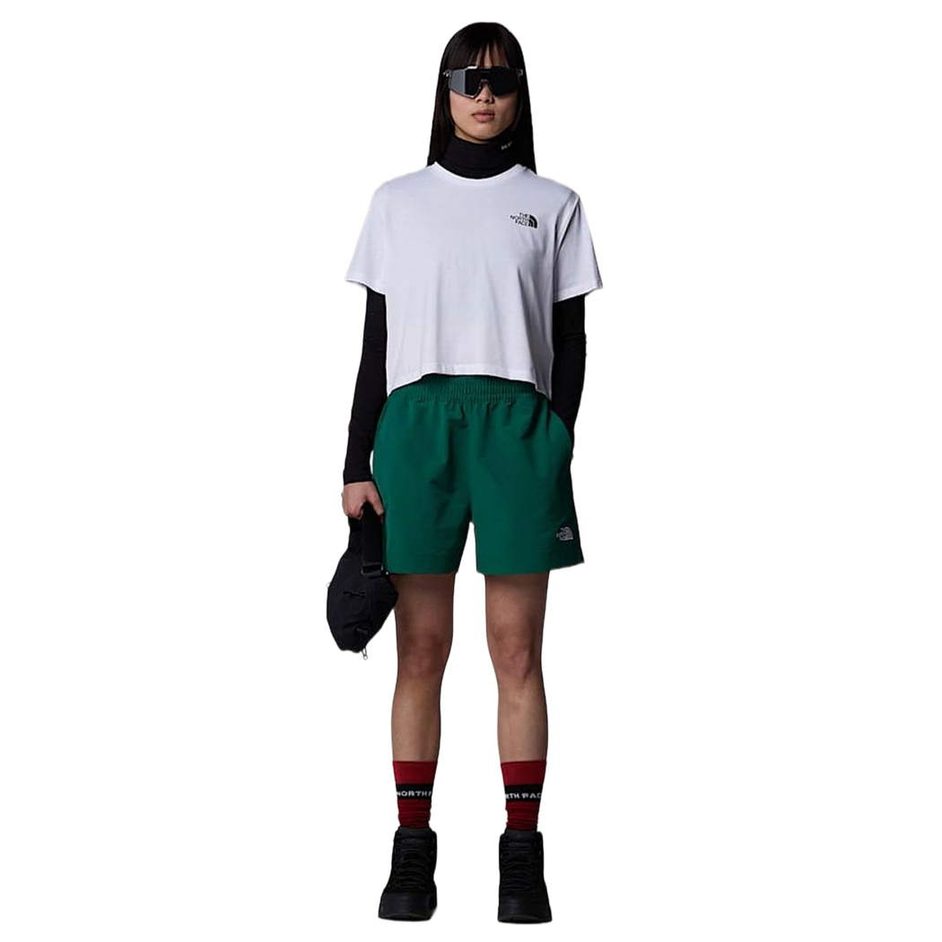 THE NORTH FACE T-SHIRT CROPPED DONNA MAGLIA CORTA LOGO MAGLIETTA COTONE NF0A8FDH