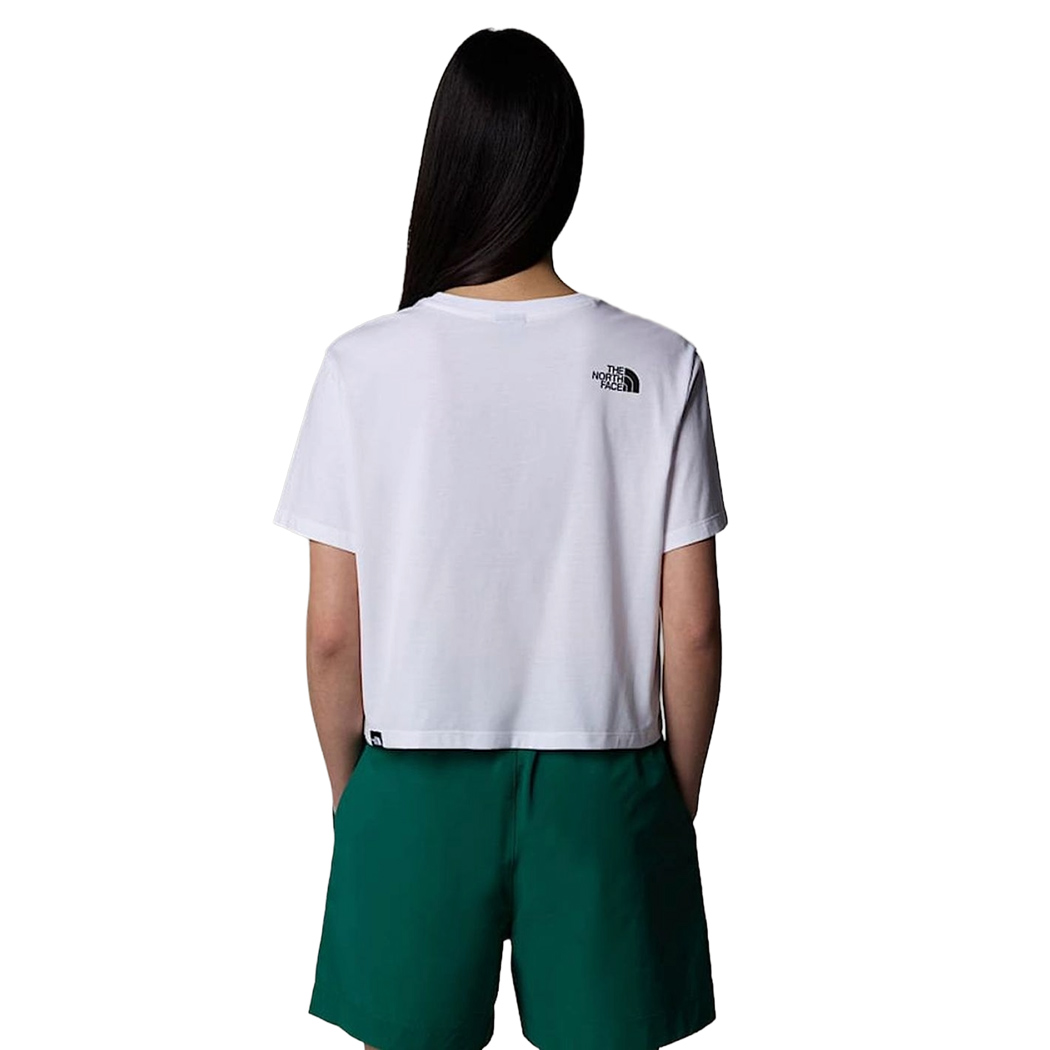THE NORTH FACE T-SHIRT CROPPED DONNA MAGLIA CORTA LOGO MAGLIETTA COTONE NF0A8FDH