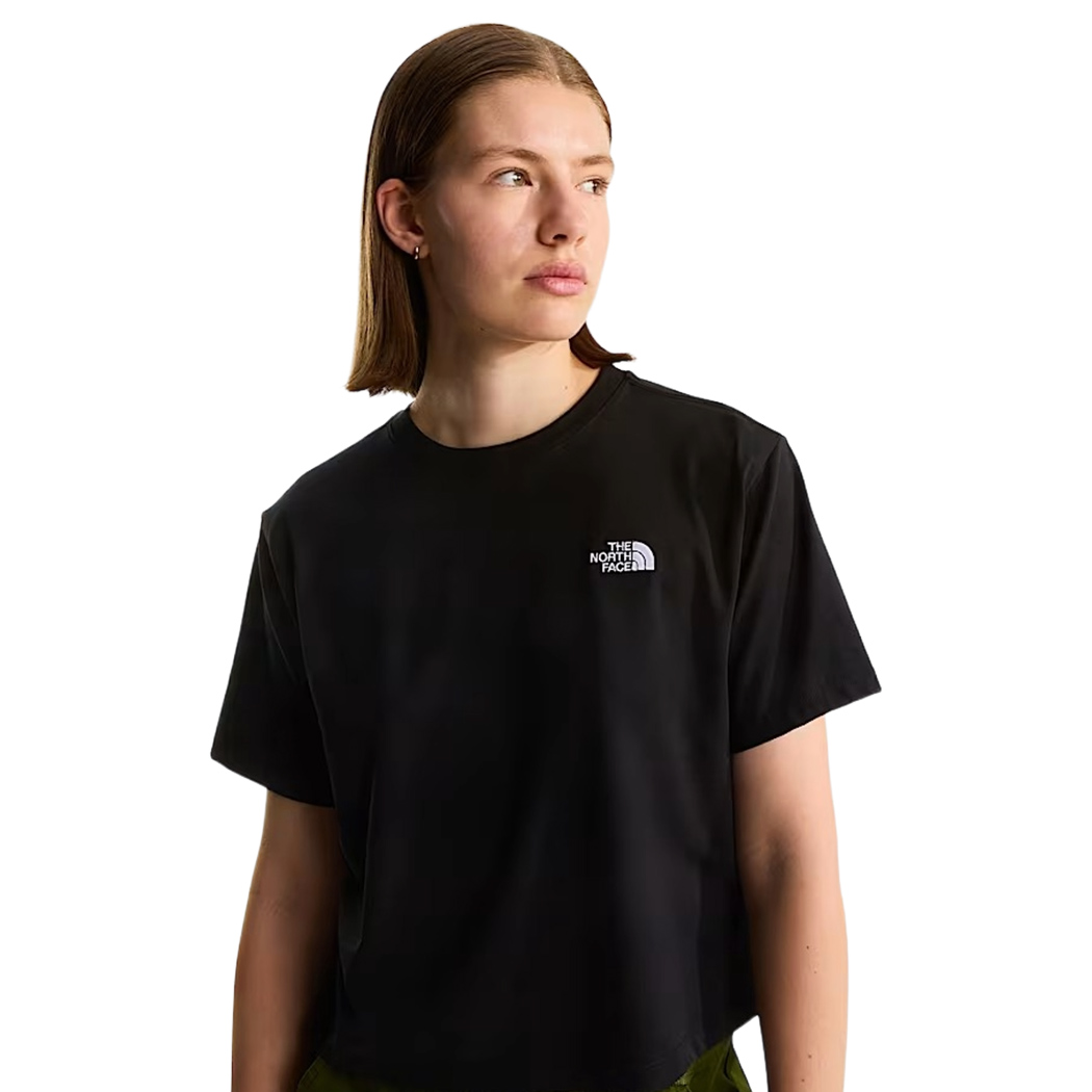 THE NORTH FACE T-SHIRT CROPPED DONNA MAGLIA CORTA LOGO MAGLIETTA COTONE NF0A8FDH
