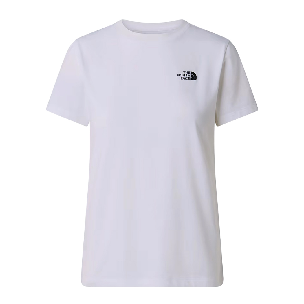 THE NORTH FACE T-SHIRT DONNA SIMPLE DOME SLIM FIT MAGLIA LOGO COTONE NF0A8FX7