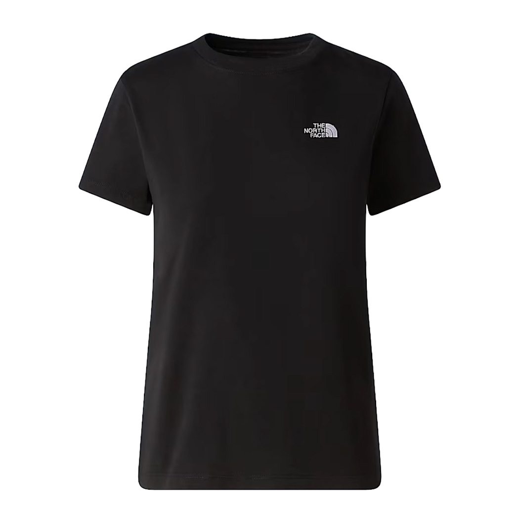 THE NORTH FACE T-SHIRT DONNA SIMPLE DOME SLIM FIT MAGLIA LOGO COTONE NF0A8FX7