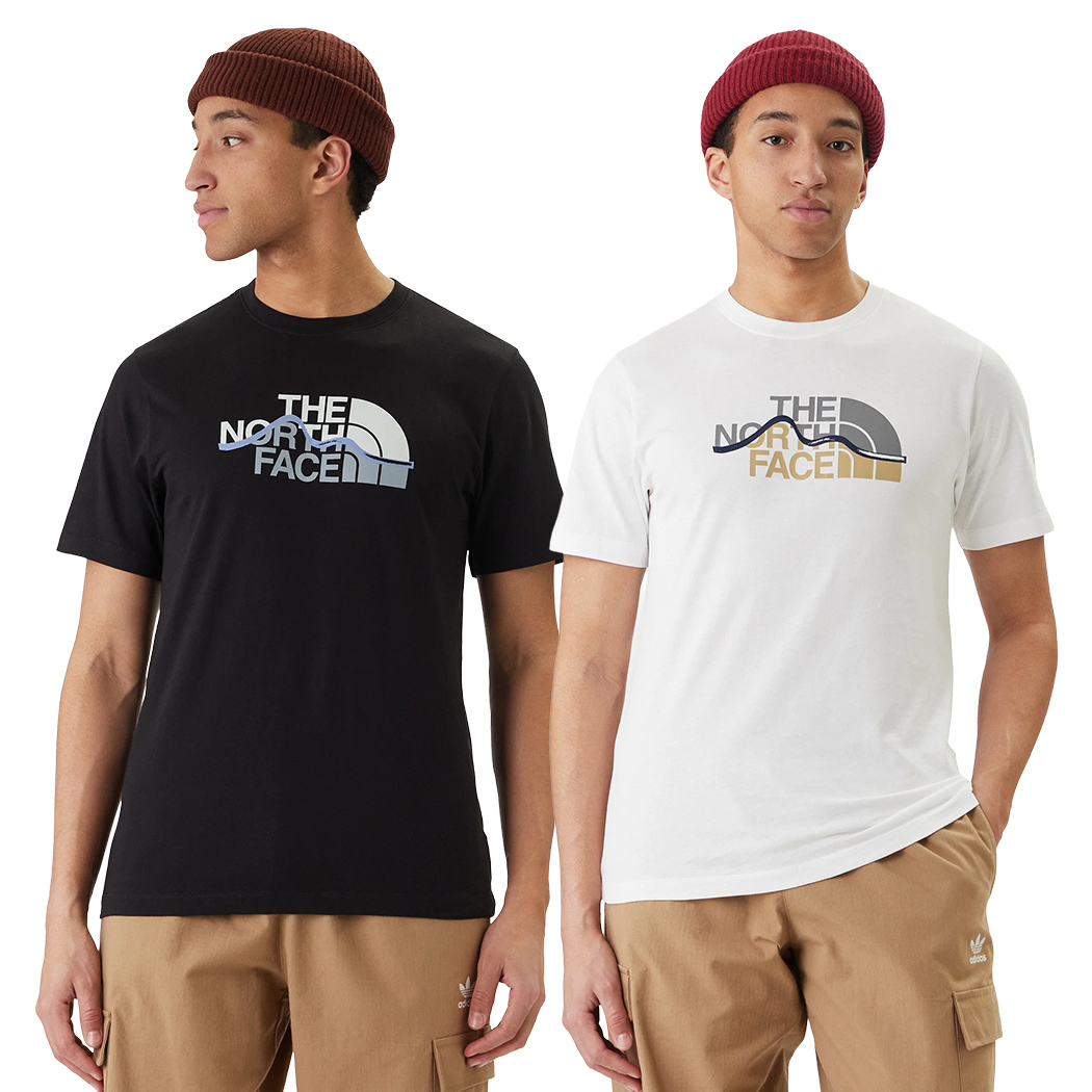 THE NORTH FACE T-SHIRT COTONE UOMO TEE MAGLIA LOGO FRONTALE NF0A8GUX