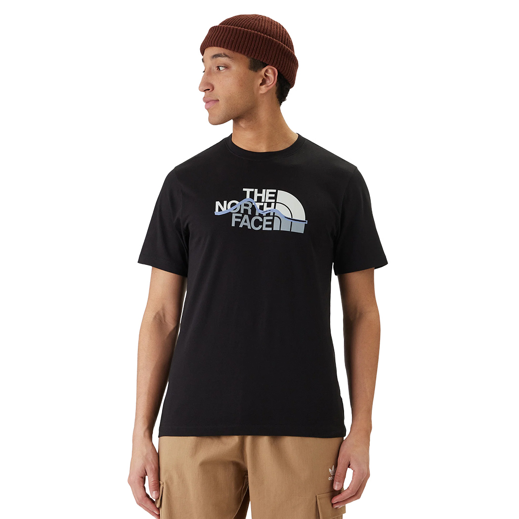THE NORTH FACE T-SHIRT COTONE UOMO TEE MAGLIA LOGO FRONTALE NF0A8GUX