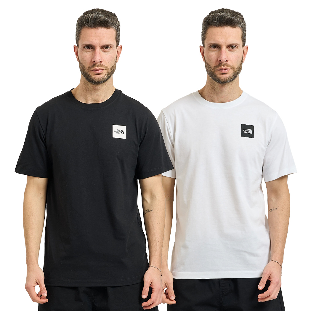 THE NORTH FACE T-SHIRT EVOLUTION BOX COTONE UOMO TEE MAGLIA LOGO NF0A8G9C
