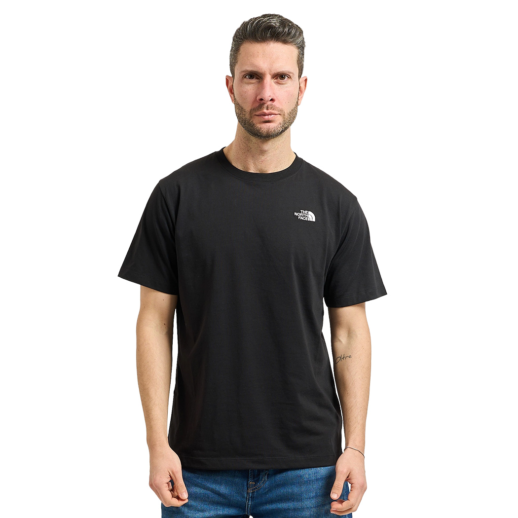 THE NORTH FACE T-SHIRT COTONE UOMO SIMPLE DOME TEE MAGLIA LOGO PICCOLO NF0A8CZ2