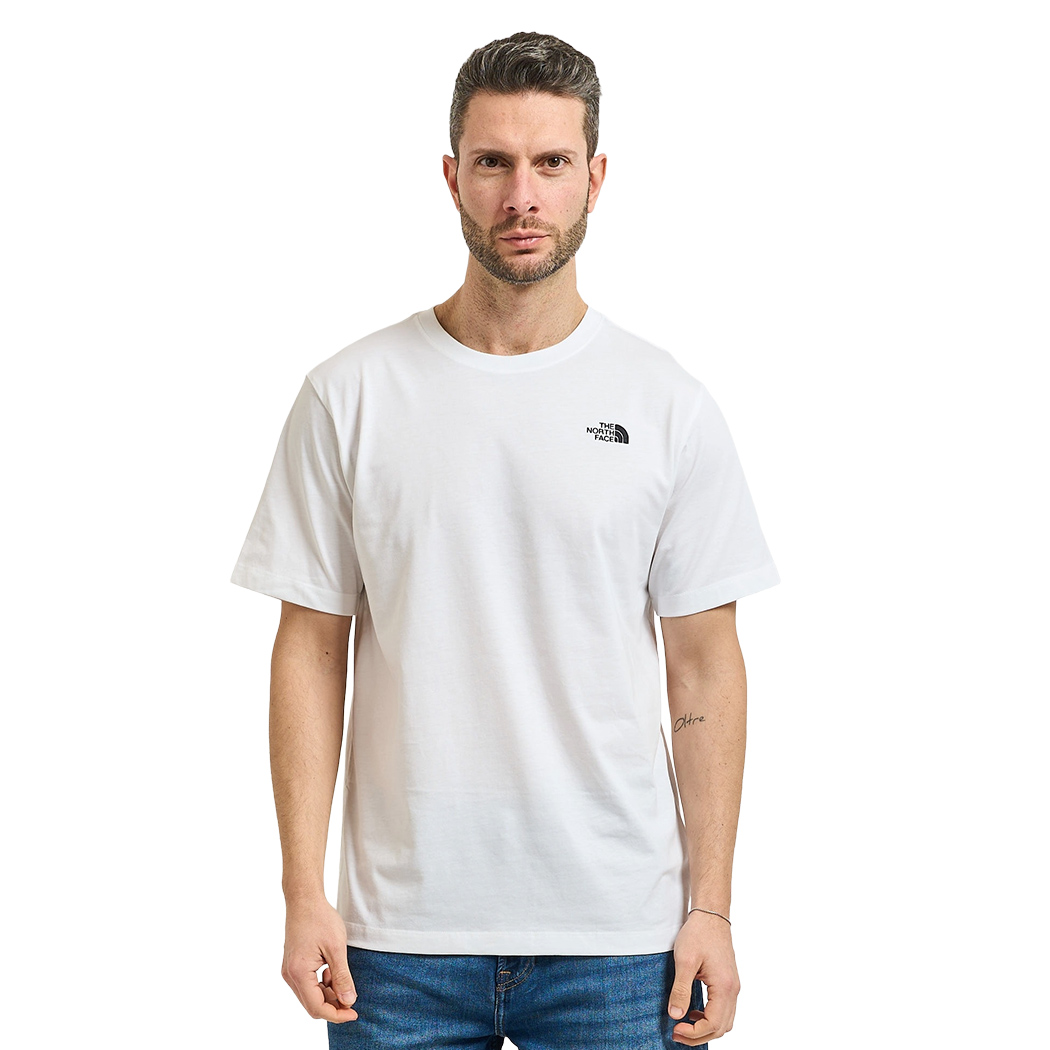 THE NORTH FACE T-SHIRT COTONE UOMO SIMPLE DOME TEE MAGLIA LOGO PICCOLO NF0A8CZ2