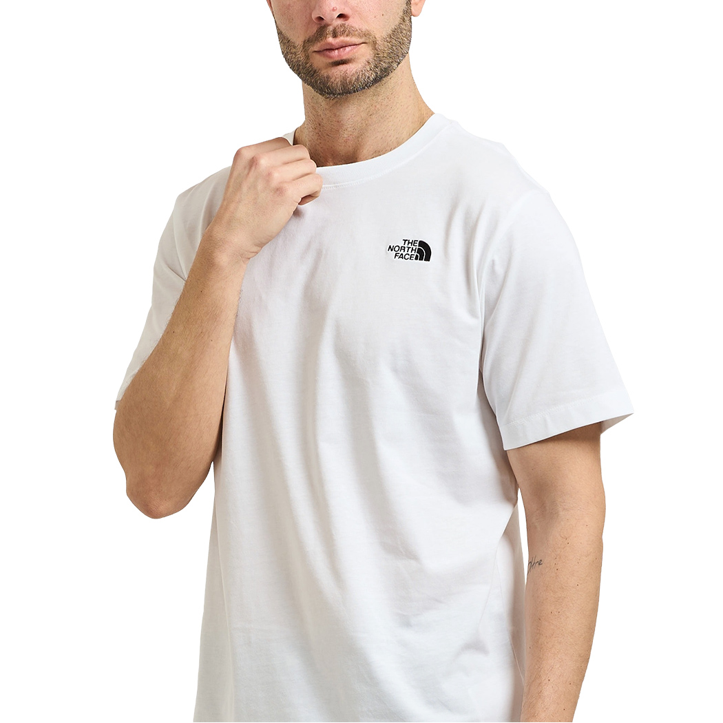 THE NORTH FACE T-SHIRT COTONE UOMO SIMPLE DOME TEE MAGLIA LOGO PICCOLO NF0A8CZ2