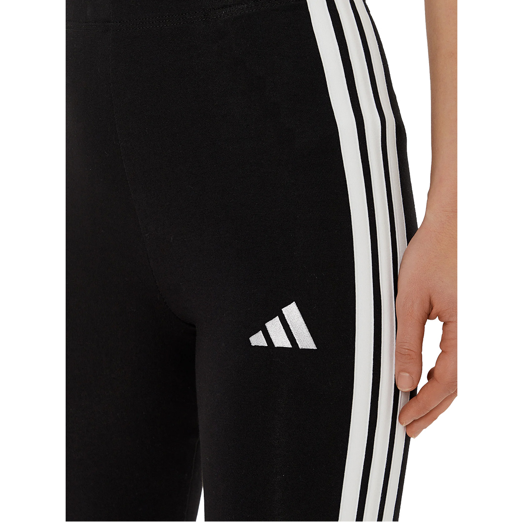ADIDAS LEGGINGS ESSENTIALS 3 STRIPES COTTON PANTALONI ELASTICIZZATI SPORT JE0072