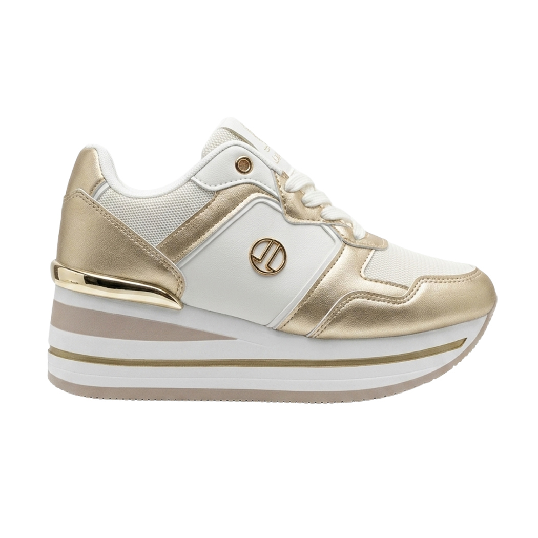 LANCETTI SCARPE DONNA PLATFORM SNEAKERS CON ZEPPA COMODE CASUAL FASHION LNC3150