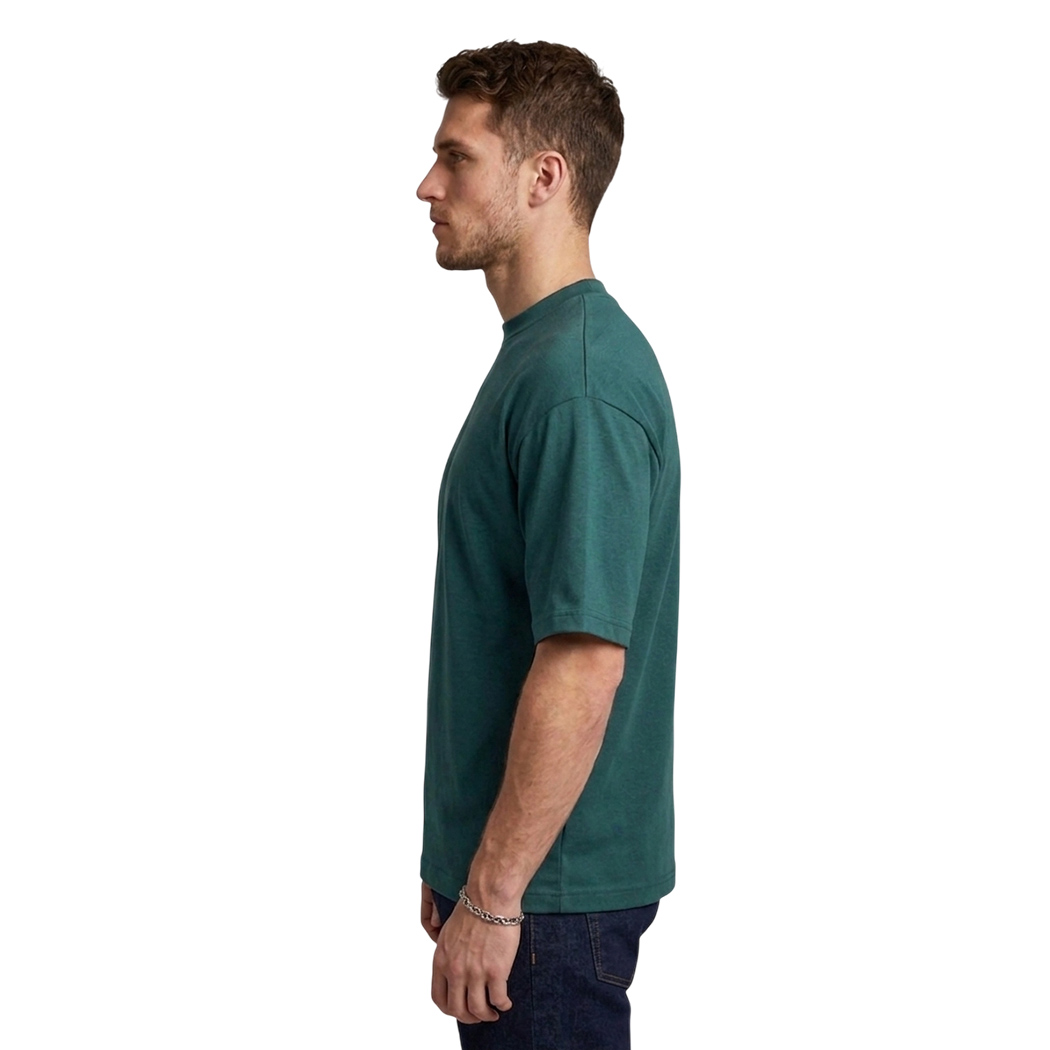 AEF T-SHIRT UOMO REGULAR FIT COTONE MERCERIZZATO COMODA FRESCA 10100