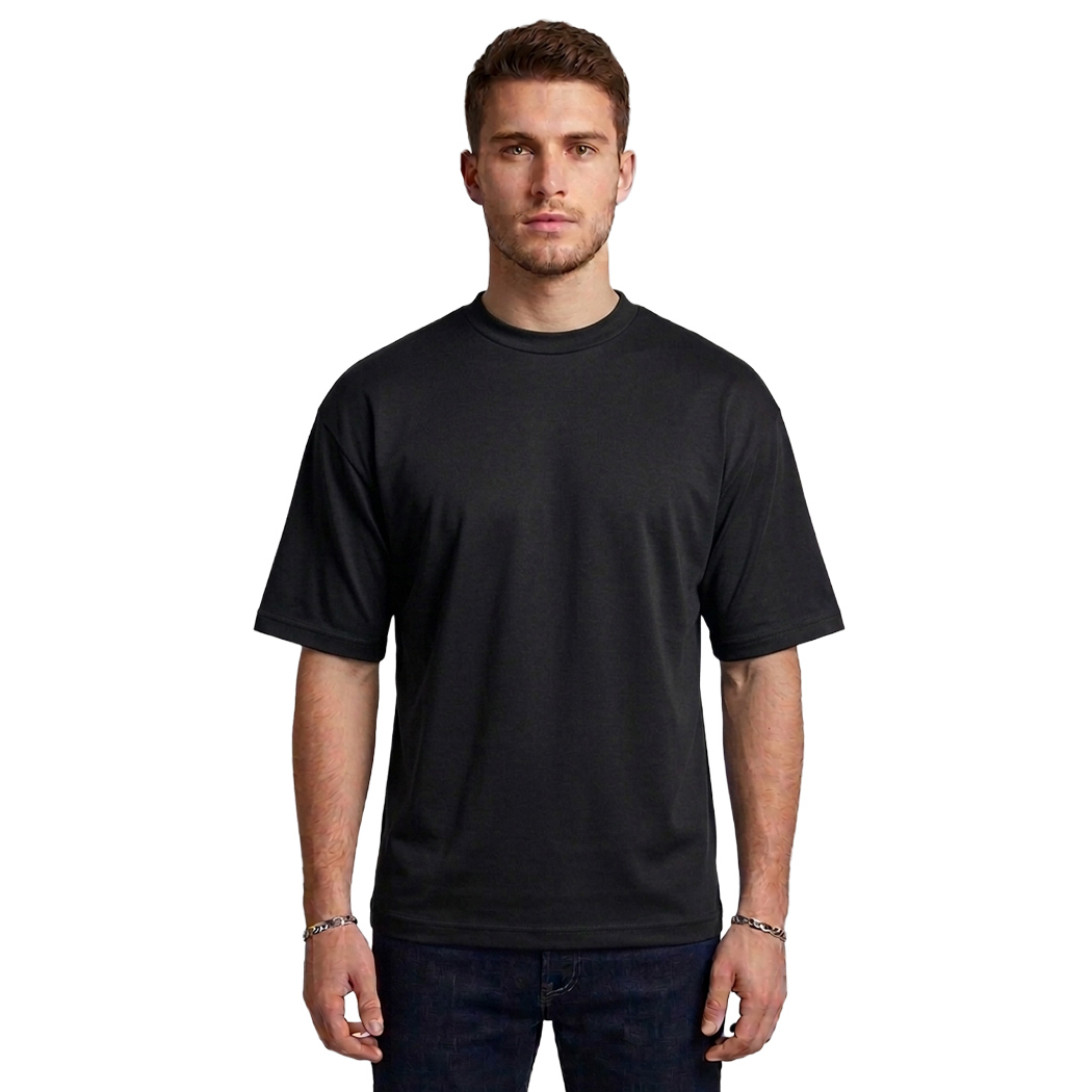 AEF T-SHIRT UOMO REGULAR FIT COTONE MERCERIZZATO COMODA FRESCA 10100