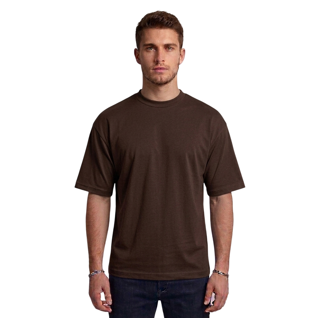 AEF T-SHIRT UOMO REGULAR FIT COTONE MERCERIZZATO COMODA FRESCA 10100