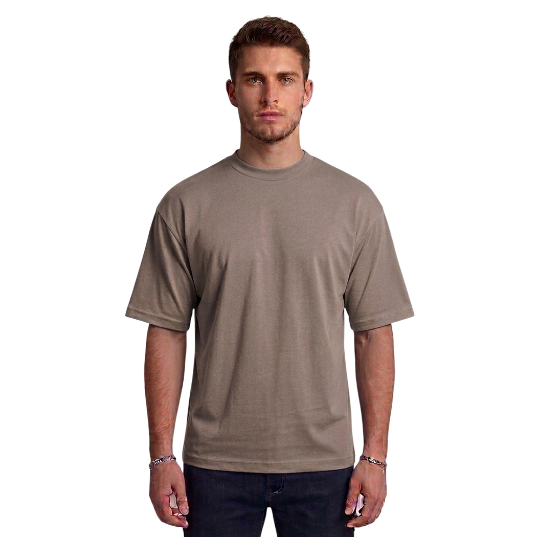 AEF T-SHIRT UOMO REGULAR FIT COTONE MERCERIZZATO COMODA FRESCA 10100