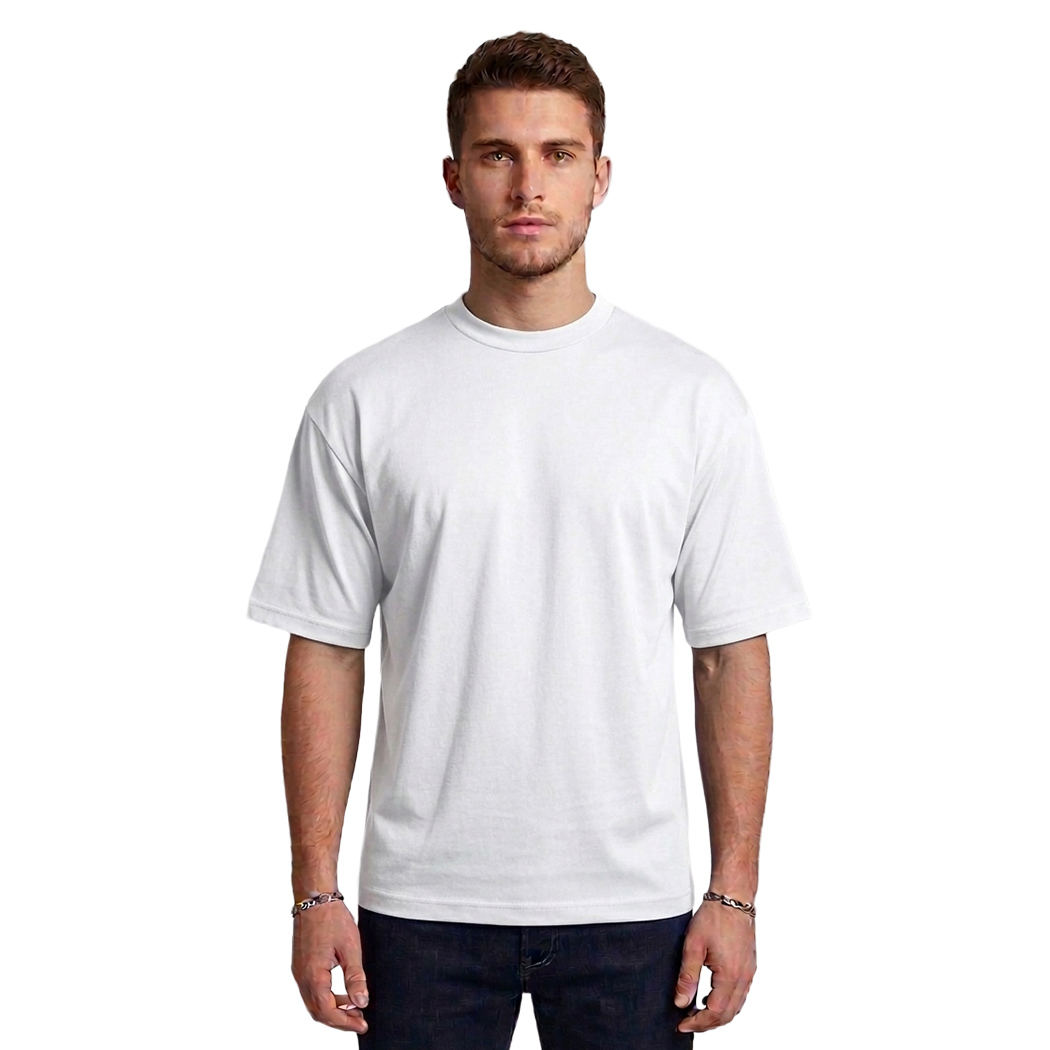 AEF T-SHIRT UOMO REGULAR FIT COTONE MERCERIZZATO COMODA FRESCA 10100