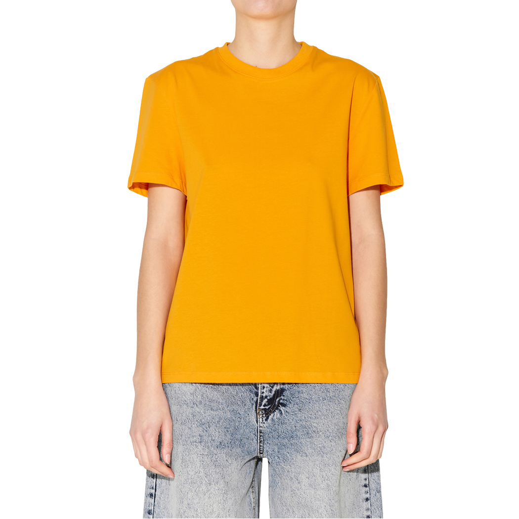 LUMINA T-SHIRT DONNA LEGGERMENTE OVER MAGLIA MAGLIETTA COTONE COMODA L8869