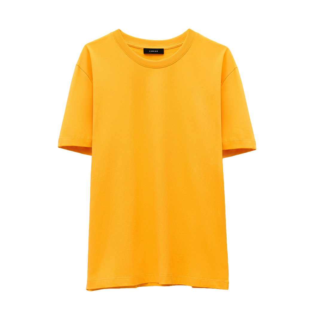 LUMINA T-SHIRT DONNA LEGGERMENTE OVER MAGLIA MAGLIETTA COTONE COMODA L8869