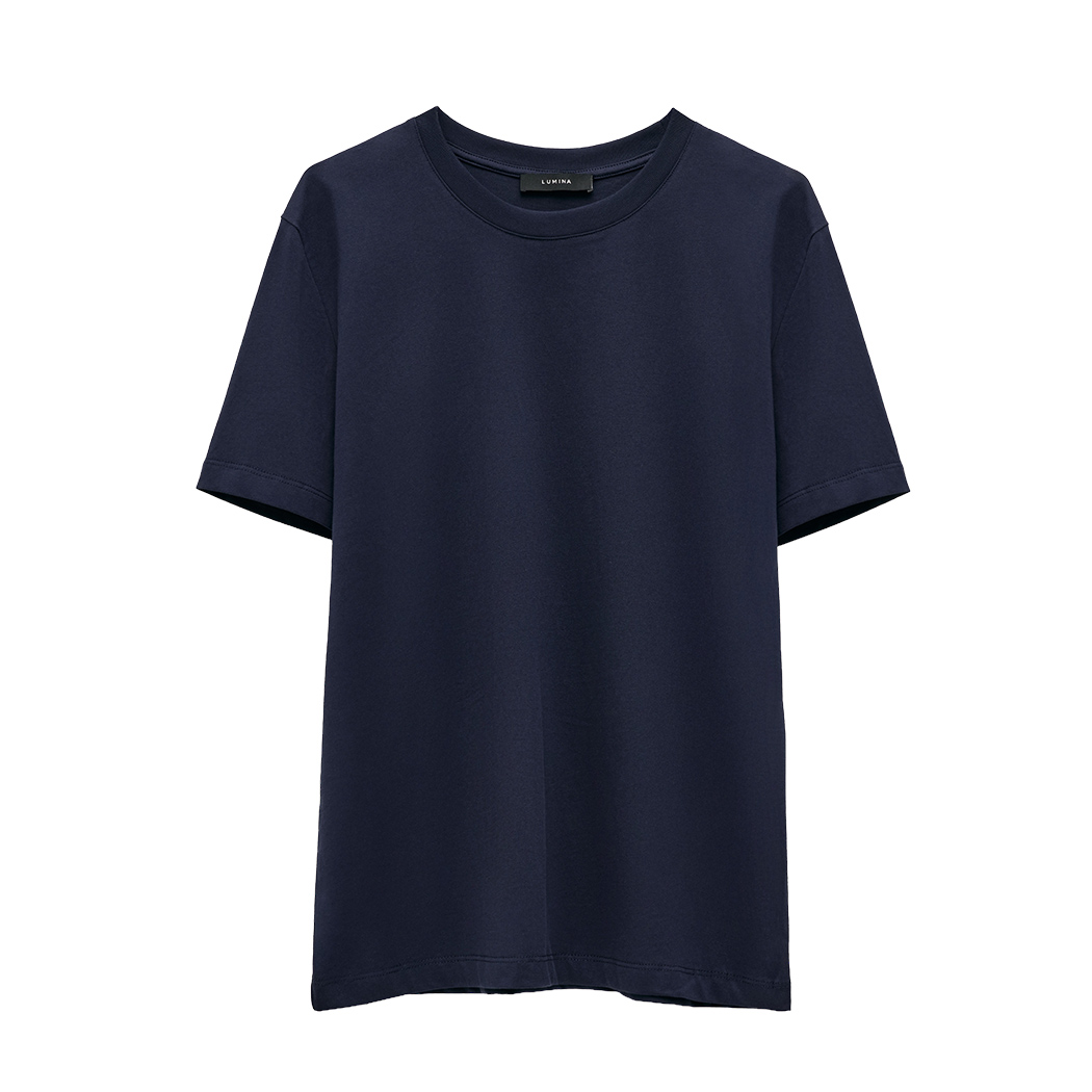 LUMINA T-SHIRT DONNA LEGGERMENTE OVER MAGLIA MAGLIETTA COTONE COMODA L8869