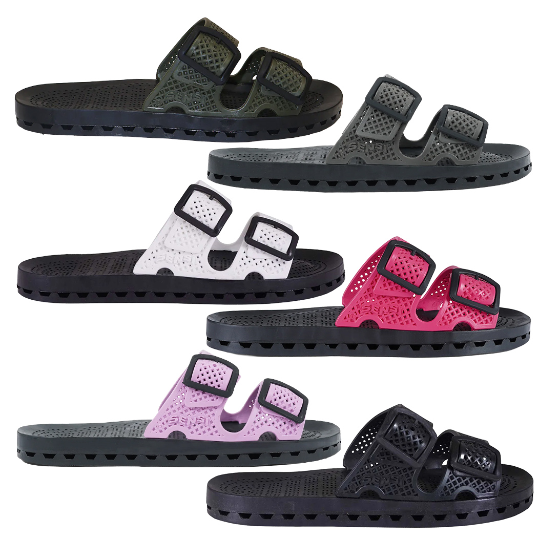 SENSI CIABATTE LA JOLLA URBAN SANDALI UNISEX MARE PISCINA COMODE SCARPE 4150U