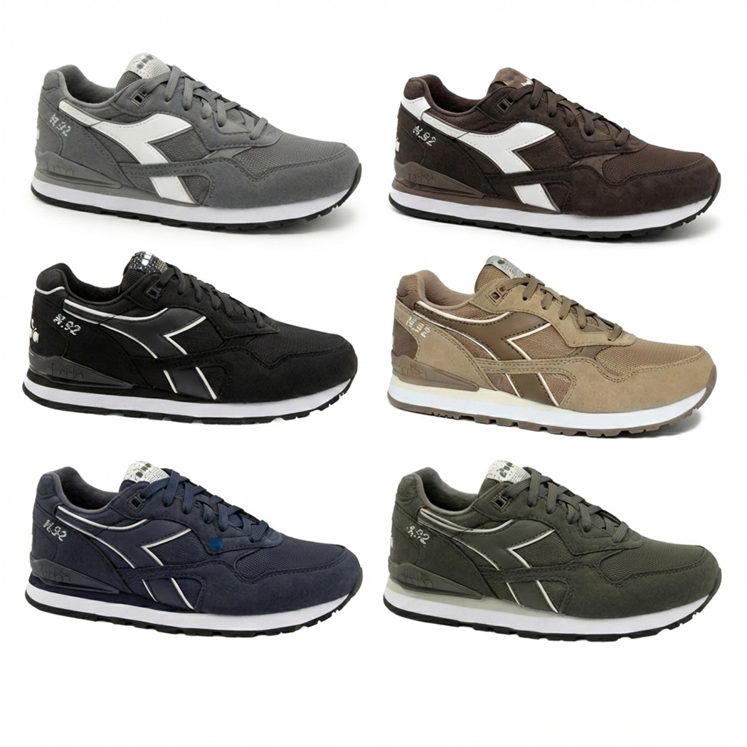 DIADORA N.92 SCARPE SNEAKERS UOMO CON SOLETTA IN MEMORY FOAM COMODE 101.183076