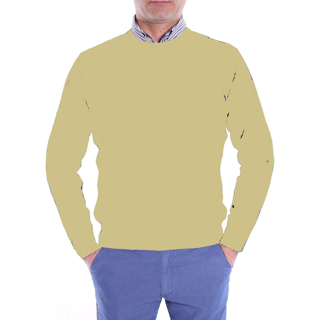 Pullover Uomo Girocollo Lana Merinos | Factory Basic - Foto 8