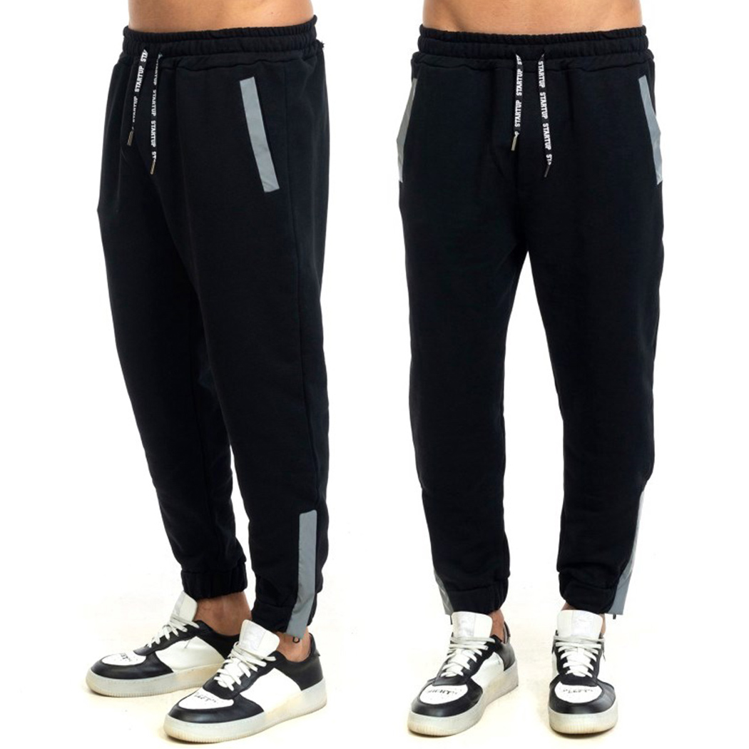 STARTUP PANTALONI SPORT Uomo Boy Con Dettagli Reflective Tuta Logo Pu3052  EUR 19,99 - PicClick IT