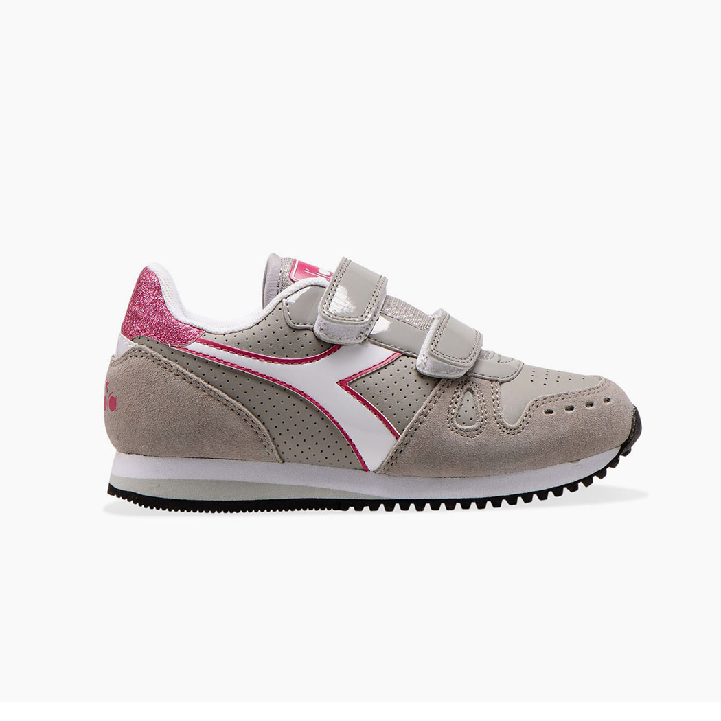DIADORA SIMPLE RUN UP TD GIRL SCARPE BAMBINA STRAPPO SNEAKERS SPORT 101.176607 - Foto 12 di 12