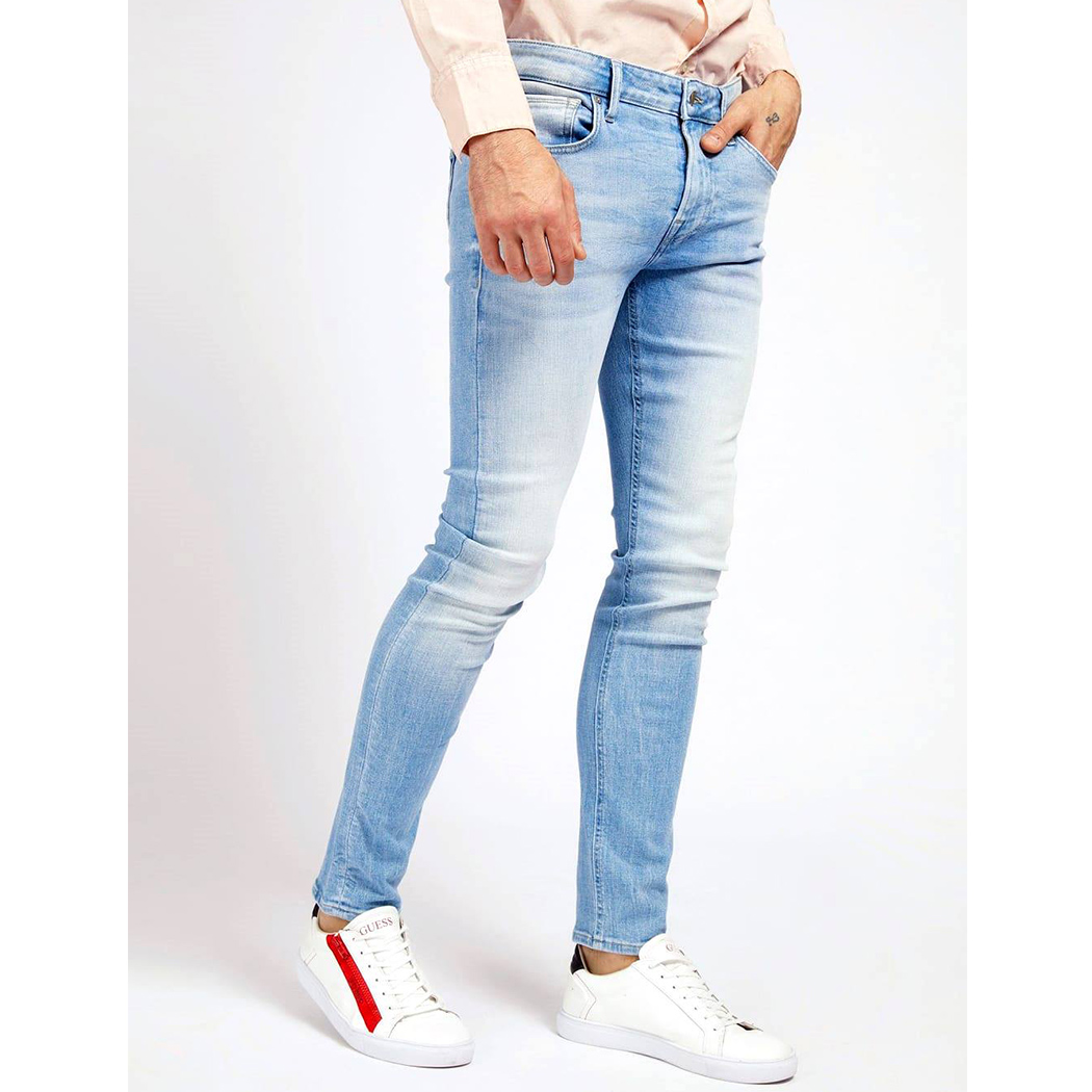 GUESS JEANS PANTALONI Denim Moda Uomo Miami Skynny Cotone Stretch  M1Ran1D4B73 EUR 59,90 - PicClick IT