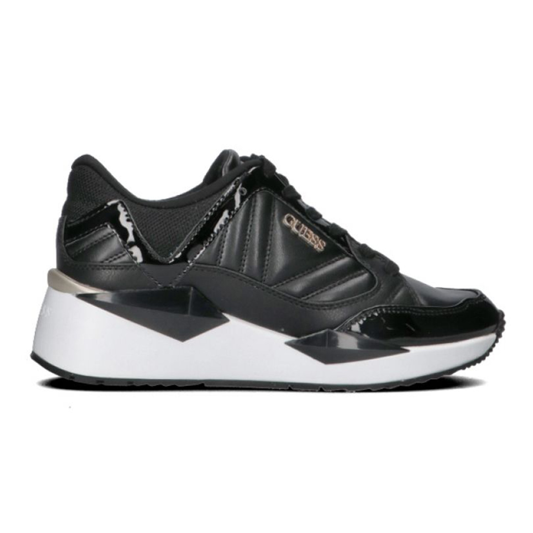 GUESS SCARPE SNEAKER SHOES ALTE DONNA NERO COMODE AUTUNNO INVERNO  FL7TRSSMA12 | eBay