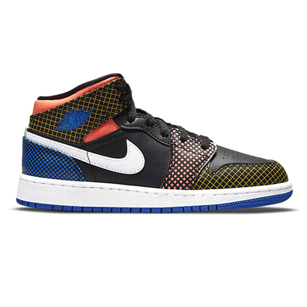 NIKE AIR JORDAN 1 Mid Scarpe Mmd Gs Sneakers Uomo Donna Shoes Basket Dc4092  001 EUR 179,00 - PicClick IT