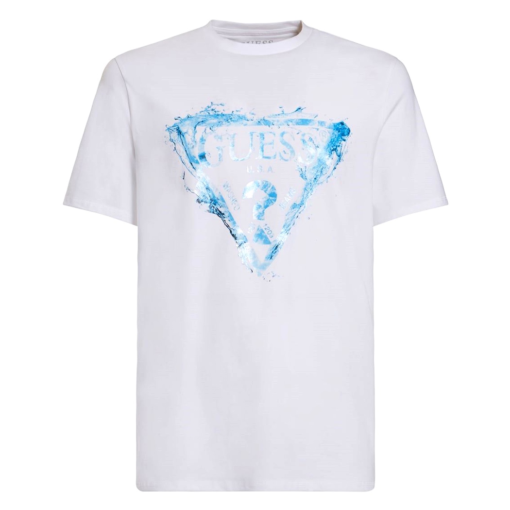 T-SHIRT UOMO MAGLIA COTONE STRETCH STAMPA LOGO TRIANGOLO M2RI20J1311