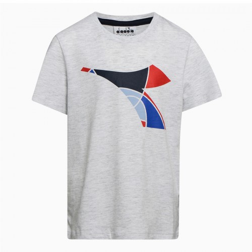 DIADORA JU.SS T-SHIRT FREGIO MAGLIA BAMBINO BAMBINA UNISEX COTONE 102.175895