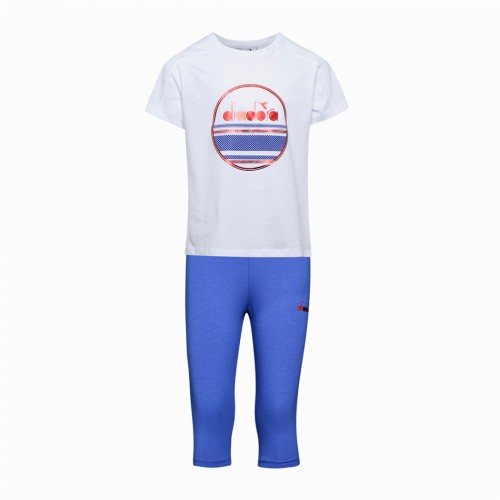 DIADORA JG.SET 5 PALLE COMPLETINO COTONE BAMBINA T-SHIRT LEGGINGS 3/4 102.175918