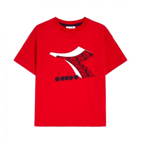 DIADORA JU. SS T-SHIRT CUBIC MAGLIA BAMBINO BAMBINA UNISEX COTONE 102.177801