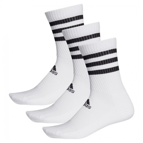 ADIDAS CALZE 3-STRIPES CUSHIONED 3 PAIA CALZINI SPUGNA UNISEX POLPACCIO DZ9346