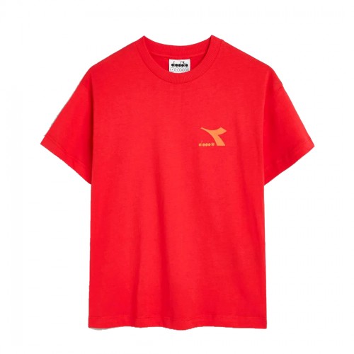 DIADORA JU.T-SHIRT SS RAINBOW MAGLIA BAMBINO BAMBINA UNISEX COTONE 102.178265