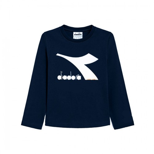 DIADORA JU.T-SHIRT LS CHROMIA MAGLIA BAMBINI COTONE MANICA LUNGA 102.178712