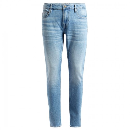GUESS JEANS UOMO CHRIS PANTALONI DENIM SUPER SLIM COTONE STRETCH M2YA27D4Q43
