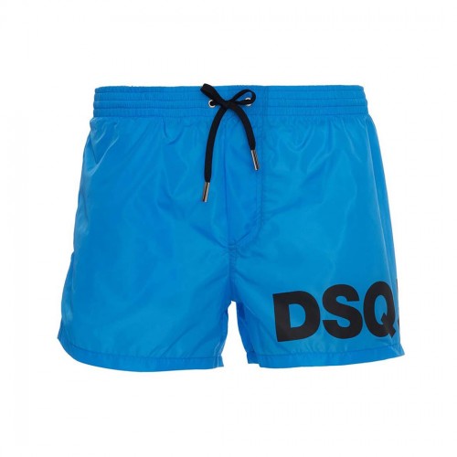 DSQUARED2 COSTUME DA BAGNO UOMO MAXI LOGO BOXER MIDI MARE BEACH D7B5C4690